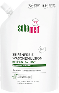 flüssige Waschemulsion, seifenfrei Nachfüllpack, 400 ml