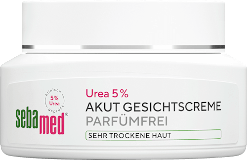 Gesichtscreme Akut Urea 5% sehr trockene Haut, 50 ml