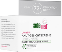 Gesichtscreme Akut Urea 5% sehr trockene Haut, 50 ml