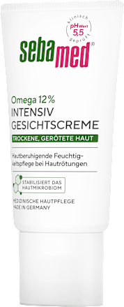 Gesichtscreme intensiv Omega 12% trockene, gerötete Haut, 50 ml