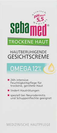 Gezichtscrème voor de droge huid, 50 ml