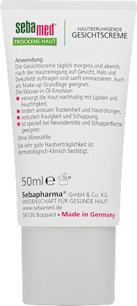Gezichtscrème voor de droge huid, 50 ml