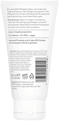 Gesichtscreme unreine, fettende Haut mattierend, 50 ml