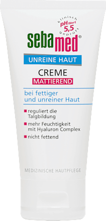 Matterende gezichtscrème voor de onzuivere huid, 50 ml