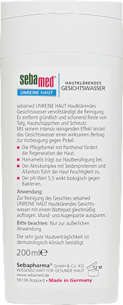 Gezichtslotion voor de onzuivere huid, 200 ml