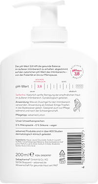 Intimpflege Waschgel seifenfrei, 200 ml