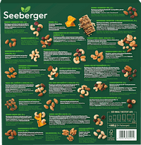 Adventskalender 2025 - 24 geNUSSvolle Snacks, 645 g Seeberger