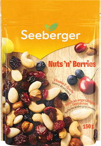 Nuss- & Trockenfrüchtemischung, Nuts 'n Berries, 150 g