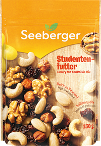 Nuss- & Trockenfrüchtemischung, Studentenfutter, 150 g