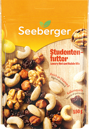 Nuss- & Trockenfrüchtemischung, Studentenfutter, 150 g