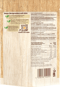 Nussmischung, Nusskern-Mischung mit Haselnuss, Mandel, Cashew & Walnuss, 150 g