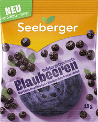 Gedroogd fruit, gevriesdroogde bosbessen, 15 g