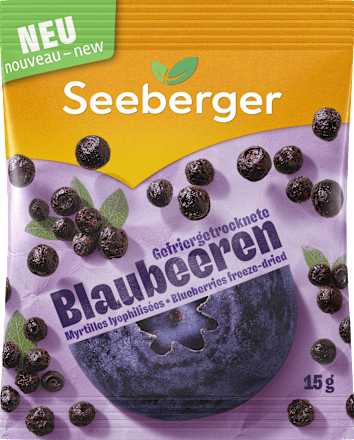 Gedroogd fruit, gevriesdroogde bosbessen, 15 g