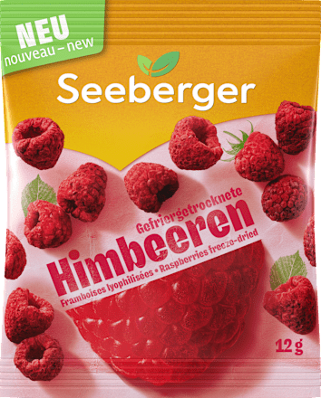 Trockenfrüchte, Himbeeren gefriergetrocknet, 12 g