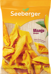 Trockenfrüchte, Mango, 100 g