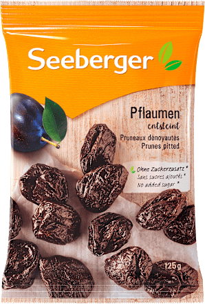 Gedroogd fruit, ontpitte pruimen, 125 g