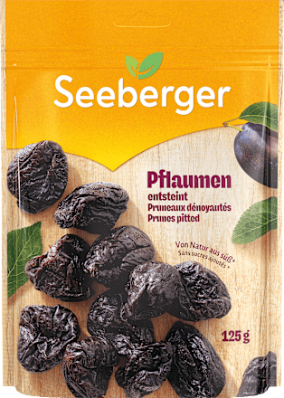 Trockenfrüchte, Pflaumen entsteint, 125 g