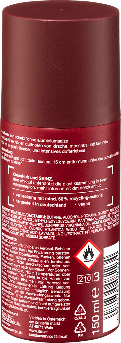 Deospray cherry night, 150 ml