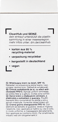 Gesichtscreme energy effect LSF 15, 50 ml