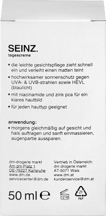 Gesichtscreme matt effect LSF 50, 50 ml