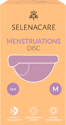 Menstruationsscheibe Lila Gr. M, 1 St
