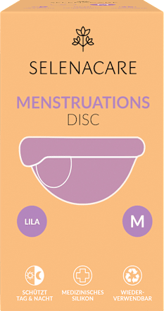 Menstruatieschijf Paars Maat M, 1 st