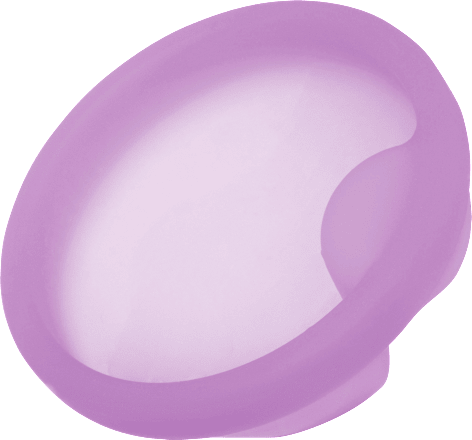 Menstruatieschijf Paars Maat M, 1 st