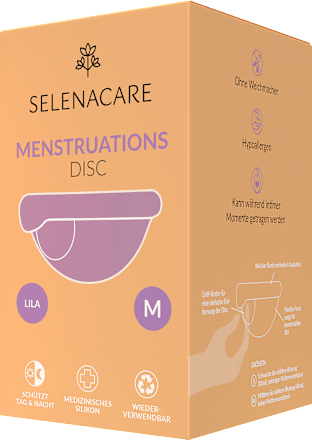 Menstruatieschijf Paars Maat M, 1 st