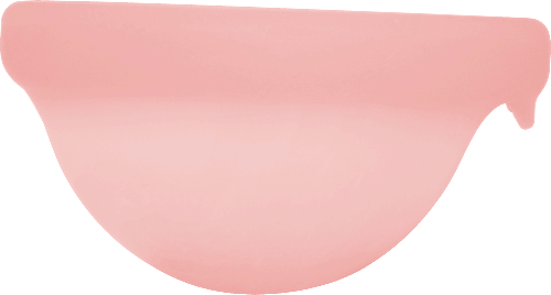 Menstruatieschijfje Roze Maat S, 1 st