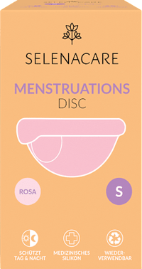 Menstruatieschijfje Roze Maat S, 1 st