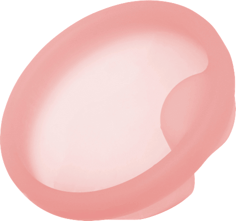 Menstruatieschijfje Roze Maat S, 1 st