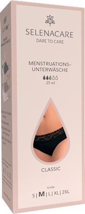 Periodenunterwäsche Slip Classic schwarz Gr. M, 1 St SELENACARE