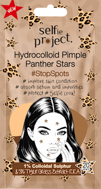 Anti-Pickel Patches Hydrocolloid Pimple Panther Stars, 20 St