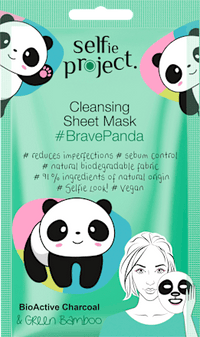 Tuchmaske Cleansing Brave Panda, 1 St