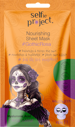 Stoffen masker Voedend #GothicRosa, 1 st