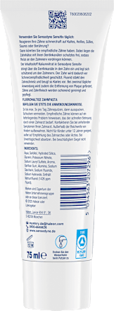 Tandpasta Fluoride Gevoelig, 75 ml