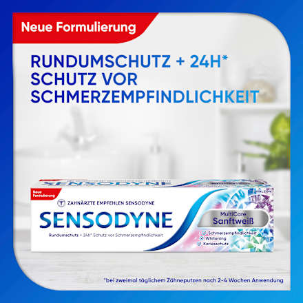 Zahnpasta MultiCare Sanftweiß, 75 ml