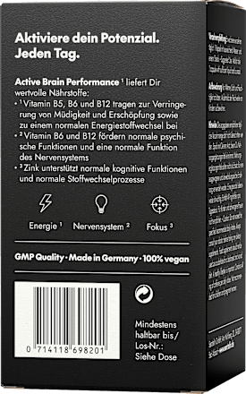 Active Brain Performance 60 Stück, 36 g serotalin