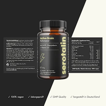 Active Brain Performance 60 Stück, 36 g serotalin