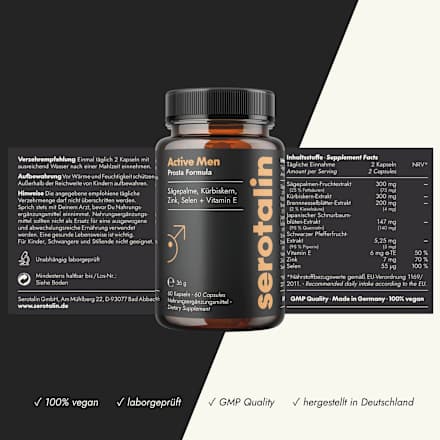 Active Men Prosta Formula Kapseln 60 St, 36 g