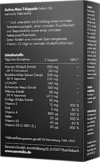Actieve MEN T capsules 30 stuks, 16 g