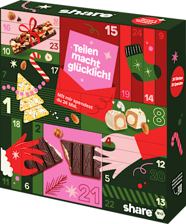 Adventskalender 2026 Teilen macht glücklich, 1 St