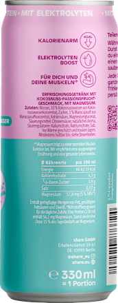 Erfrischungsgetränk, Cocolyte Passionsfrucht, 330 ml EINWEG