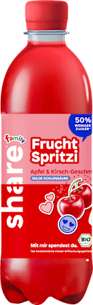 Erfrischungsgetränk, Frucht Spritzi Apfel-Kirsche, 500 ml EINWEG