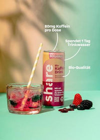 Erfrischungsgetränk, Koffein Drink Beere & Acai, 250 ml EINWEG