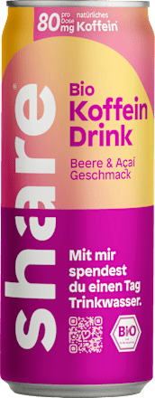 Erfrischungsgetränk, Koffein Drink Beere & Acai, 250 ml EINWEG