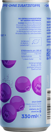 Erfrischungsgetränk, Spritzer Beere, 330 ml EINWEG