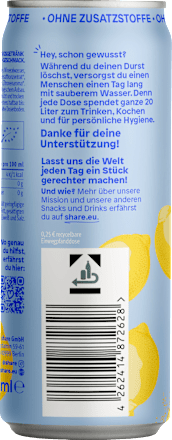 Erfrischungsgetränk, Spritzer Zitrone, 330 ml EINWEG