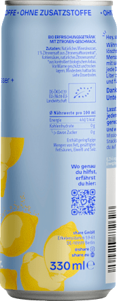 Erfrischungsgetränk, Spritzer Zitrone, 330 ml EINWEG