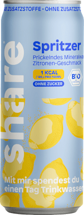 Erfrischungsgetränk, Spritzer Zitrone, 330 ml EINWEG